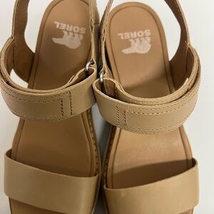 Sorel Women's Beige Strap Sandals